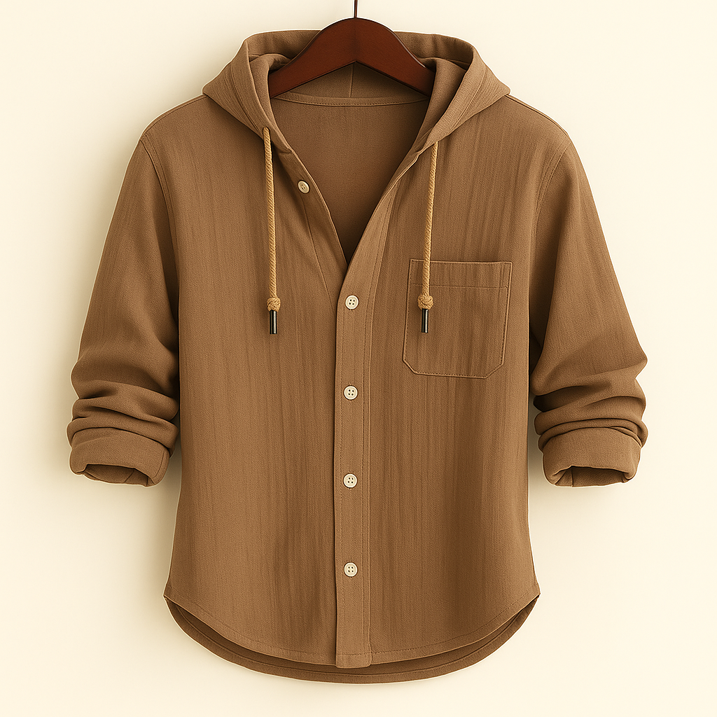 Luna Bilbao™ | Camisa de lujo de algodón suave con capucha