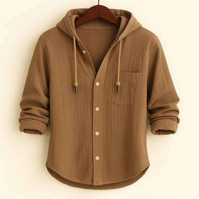 Luna Bilbao™ | Camisa de lujo de algodón suave con capucha