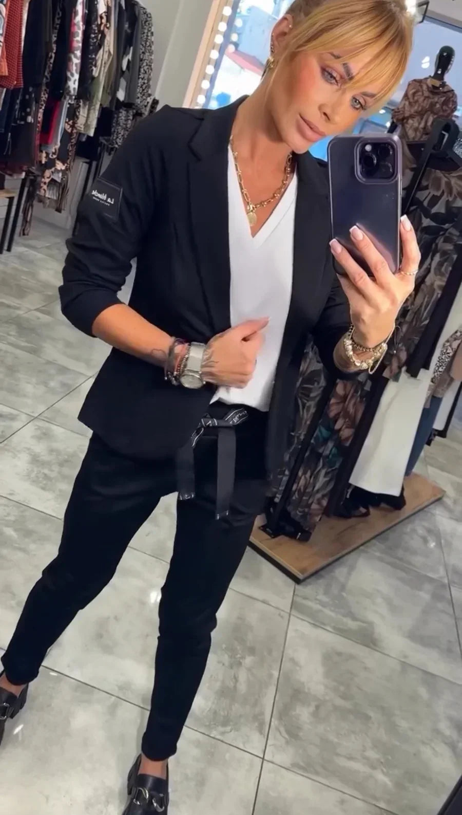 FRANCISCA™ | Conjunto Con Blazer Y Pantalones Jogger Casuales