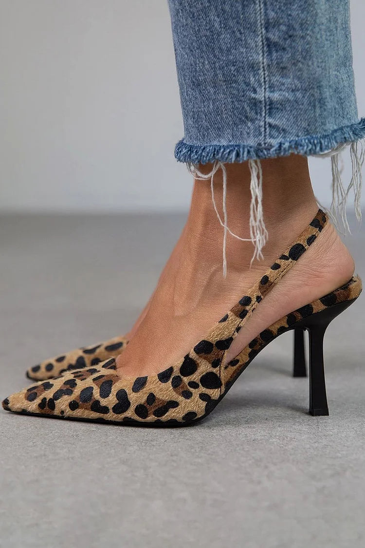 Luna Bilbao™ - Tacones con Estampado Leopardo