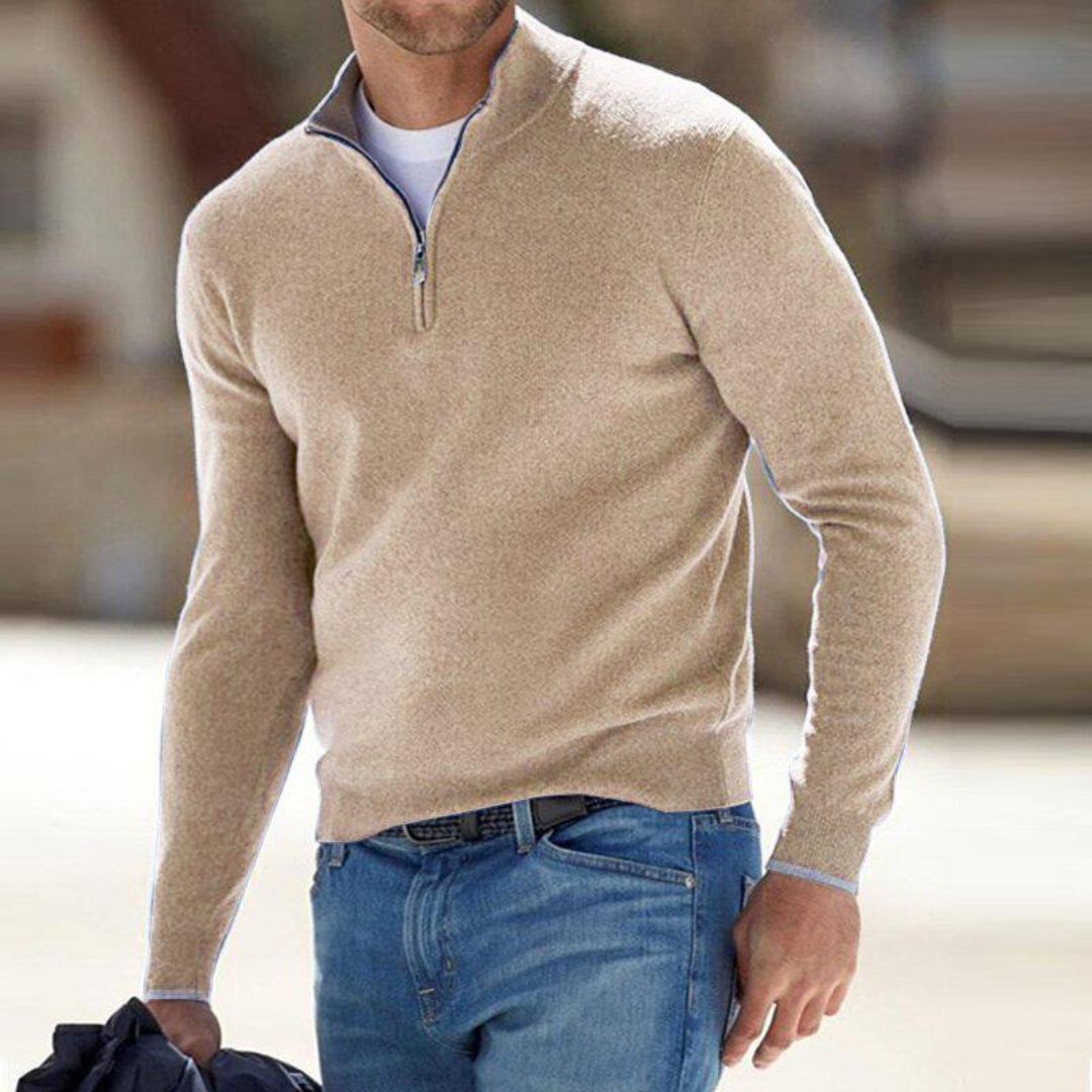 Luna Bilbao™ | Jersey con cuello alto y cremallera Premium