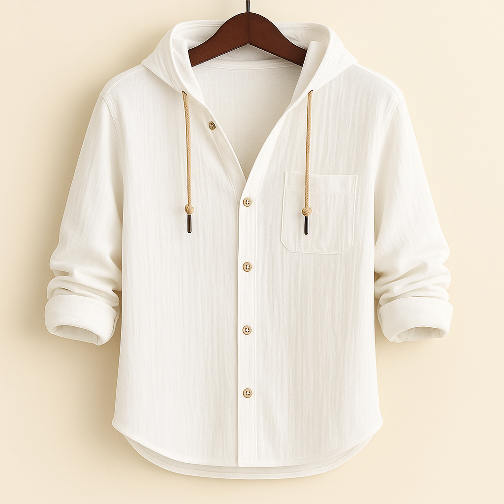 Luna Bilbao™ | Camisa de lujo de algodón suave con capucha