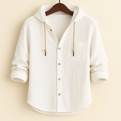 Luna Bilbao™ | Camisa de lujo de algodón suave con capucha
