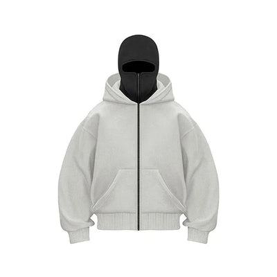 Ninja - sudadera con capucha única de doble capa