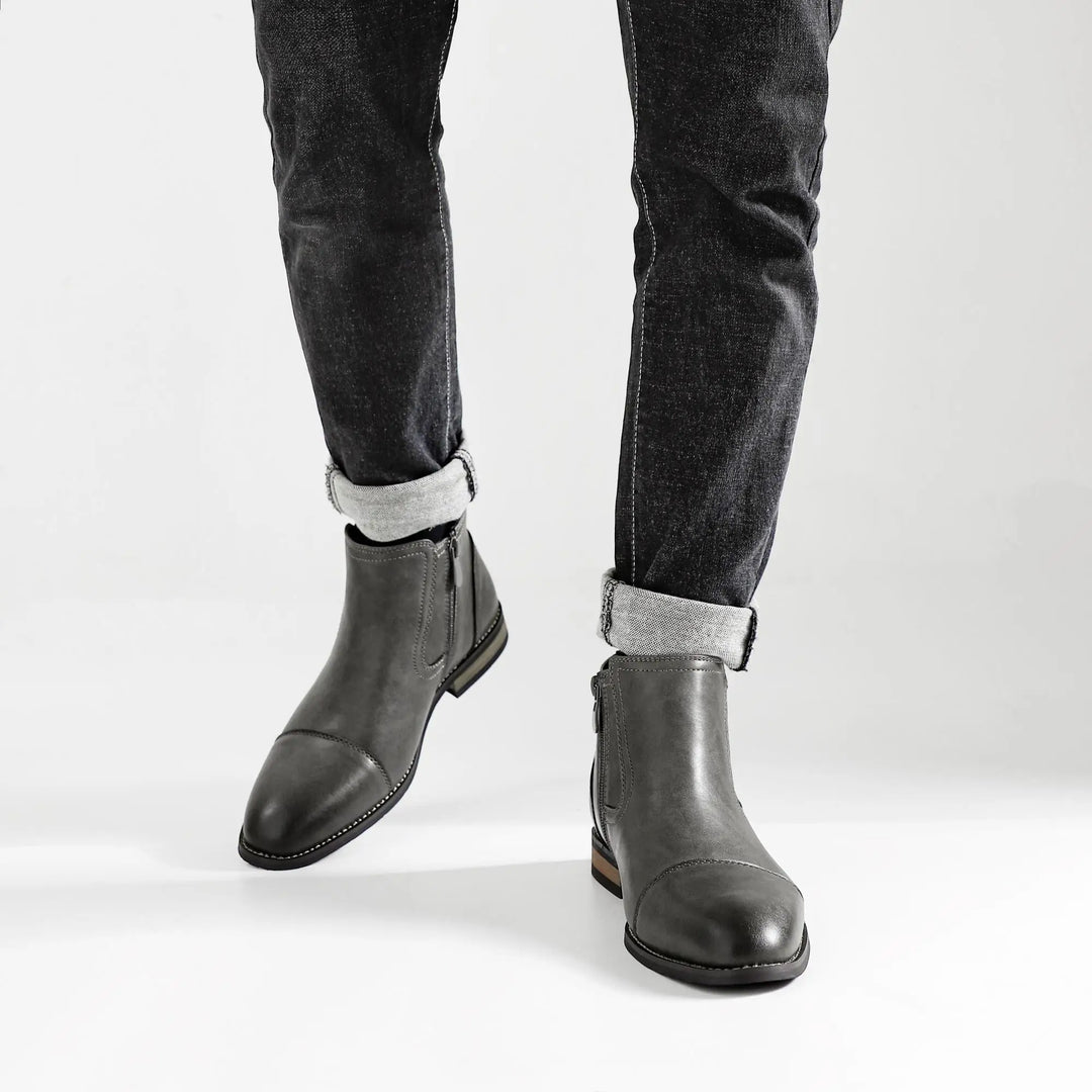 Botas Chelsea de cuero