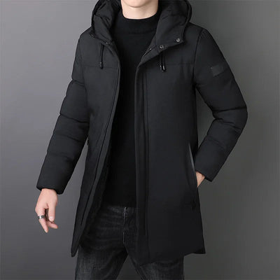 Chaqueta larga elegante para hombre
