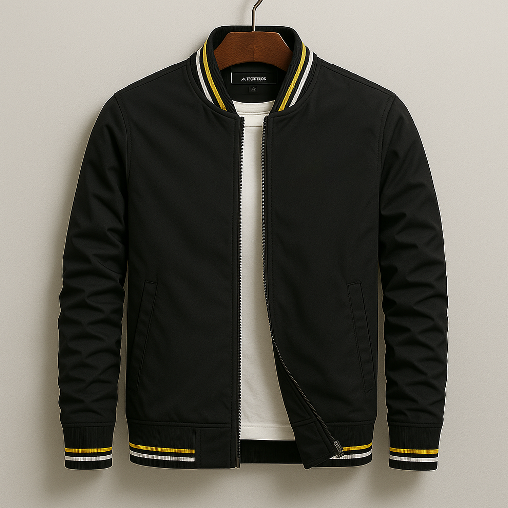 Alonso | Chaqueta bomber elegante a rayas