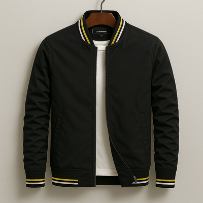 Alonso | Chaqueta bomber elegante a rayas