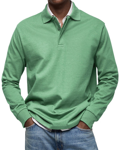 Luna Bilbao™ | Polo de lujo de manga larga