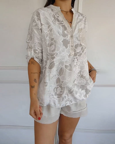 ISABELLA™ | Blusa Con Estampado Floral