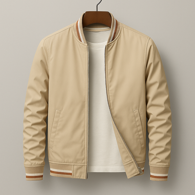 Alonso | Chaqueta bomber elegante a rayas