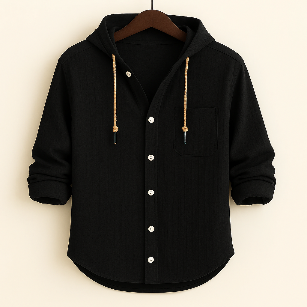 Luna Bilbao™ | Camisa de lujo de algodón suave con capucha