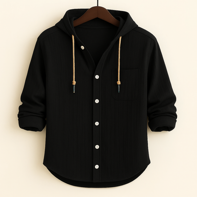 Luna Bilbao™ | Camisa de lujo de algodón suave con capucha