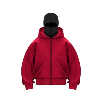 Ninja - sudadera con capucha única de doble capa
