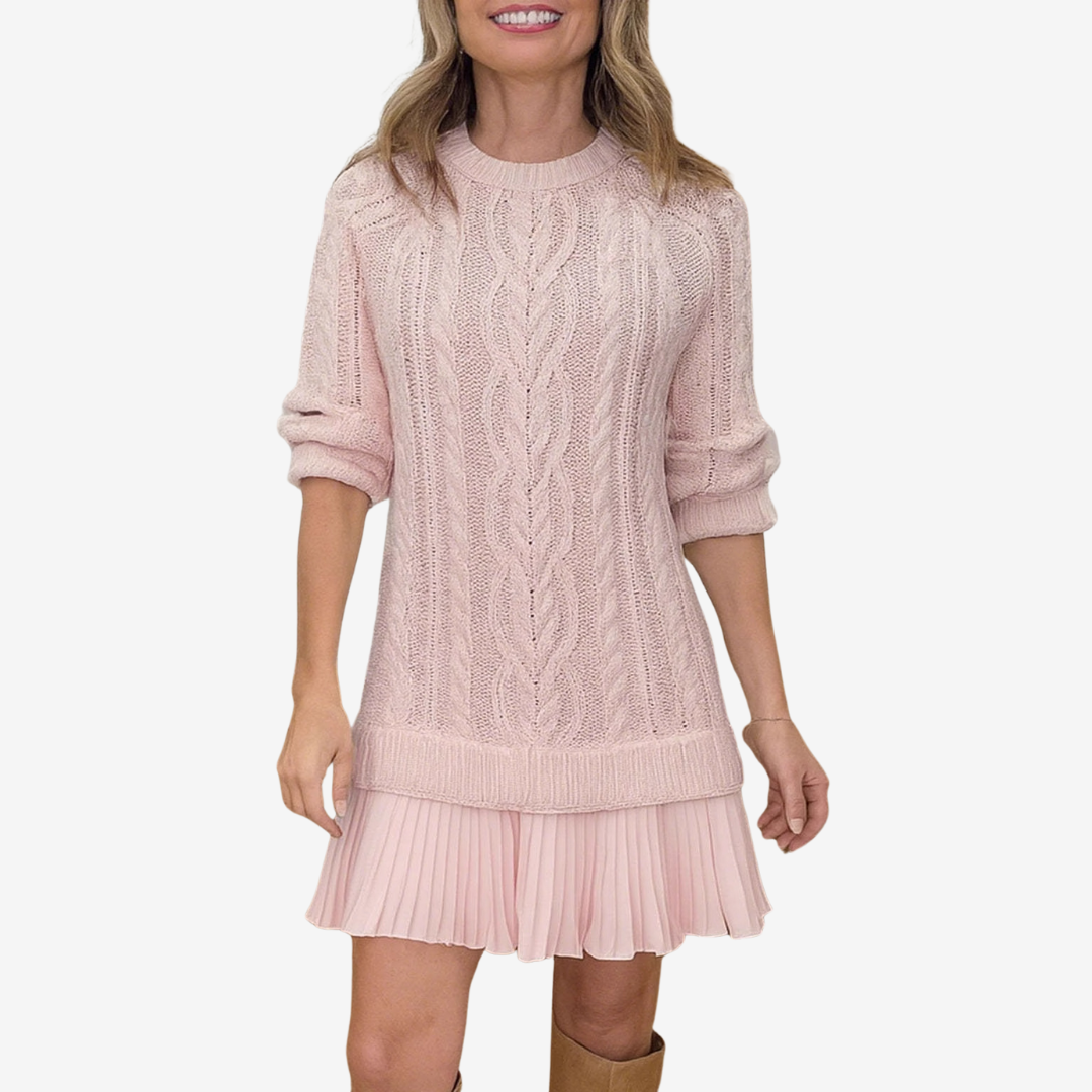 FLORENCIA™ | Vestido De Punto Con Estilo Chic