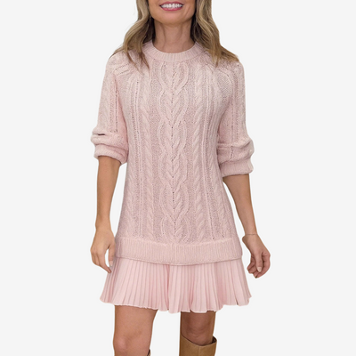 FLORENCIA™ | Vestido De Punto Con Estilo Chic