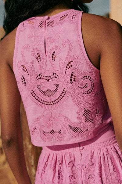 Moise | Conjunto Rosa de Encaje