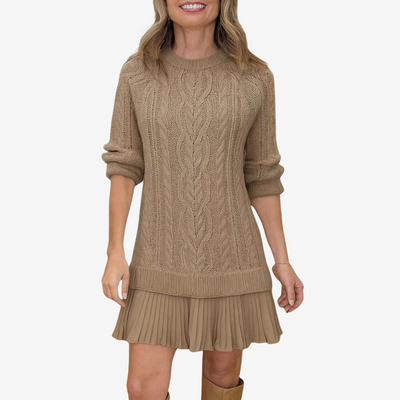 FLORENCIA™ | Vestido De Punto Con Estilo Chic