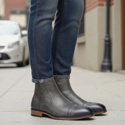 Botas Chelsea de cuero