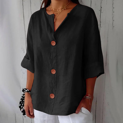 MARINA™ | Blusa De Lino