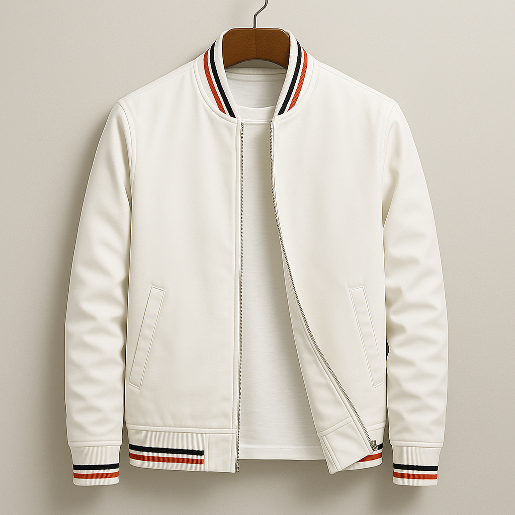 Alonso | Chaqueta bomber elegante a rayas