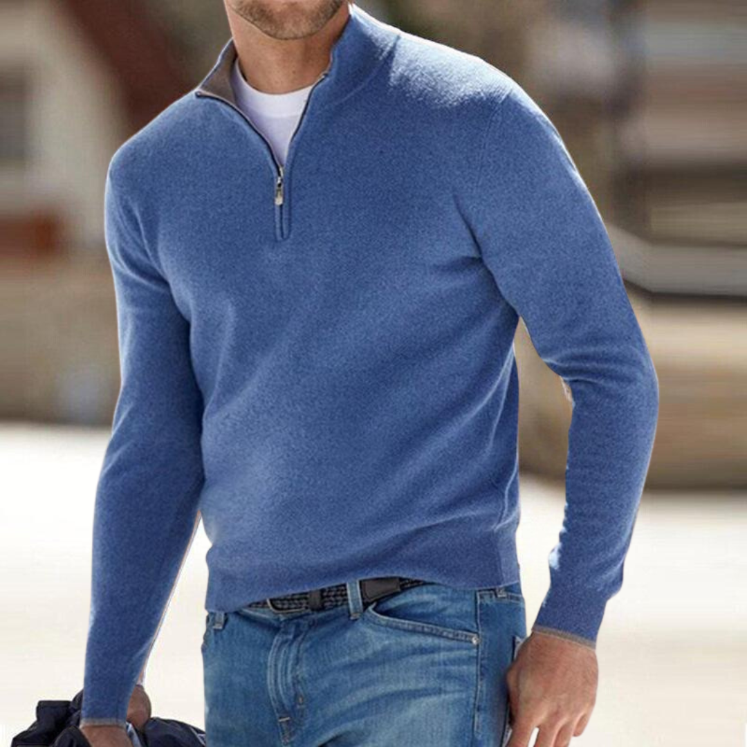 Luna Bilbao™ | Jersey con cuello alto y cremallera Premium