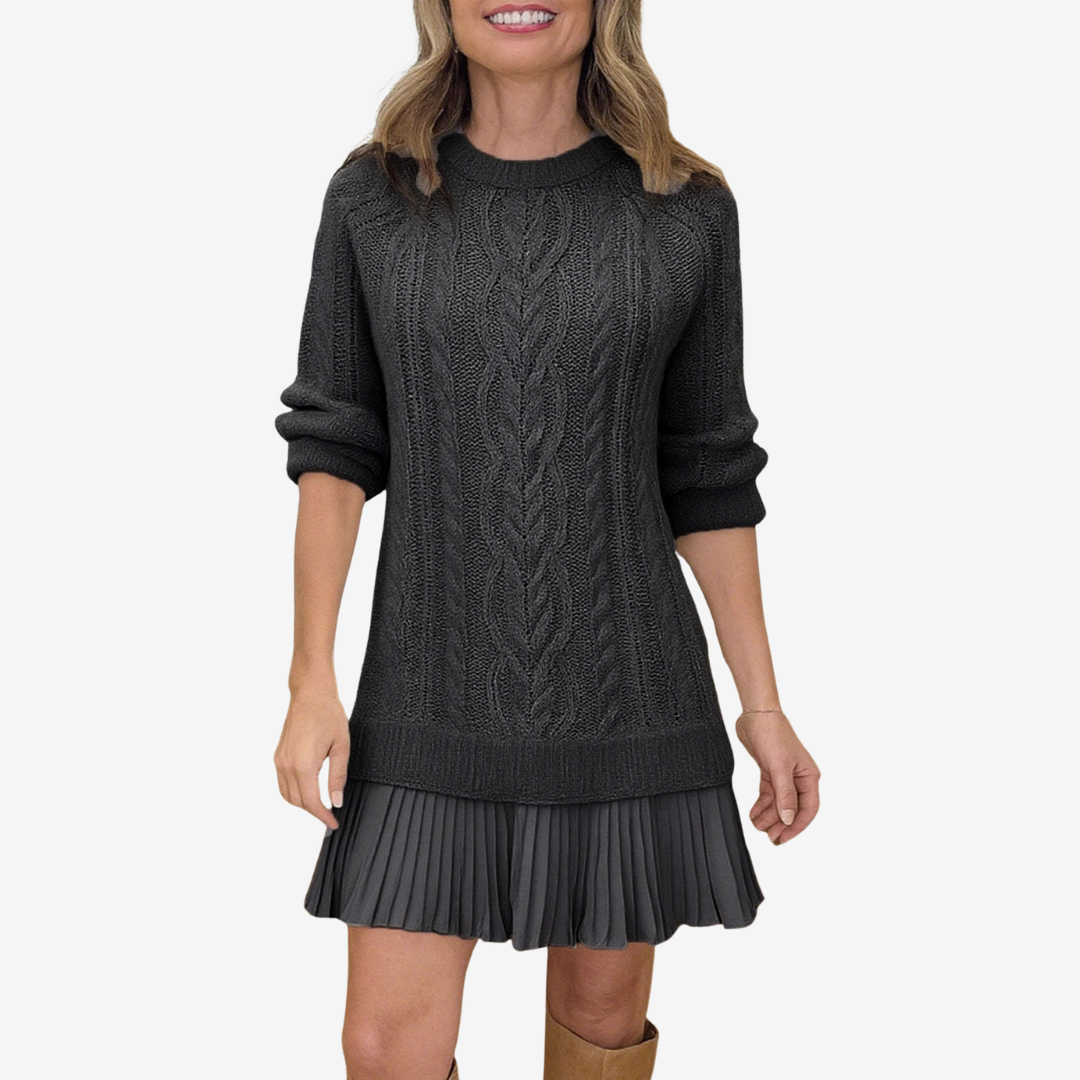 FLORENCIA™ | Vestido De Punto Con Estilo Chic