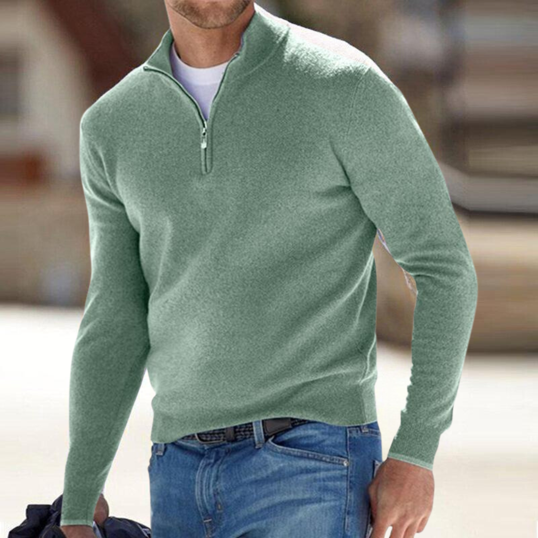 Luna Bilbao™ | Jersey con cuello alto y cremallera Premium