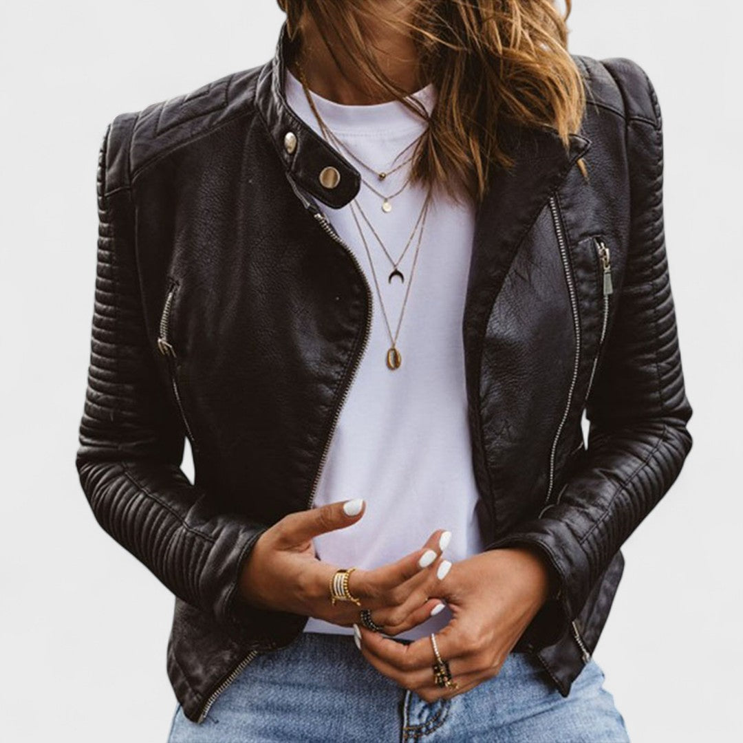 Luna Bilbao™ - Chaqueta elegante de cuero