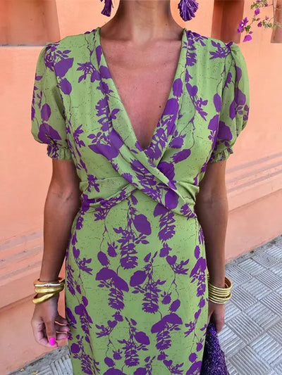 Melys | Vestido elegante estampado