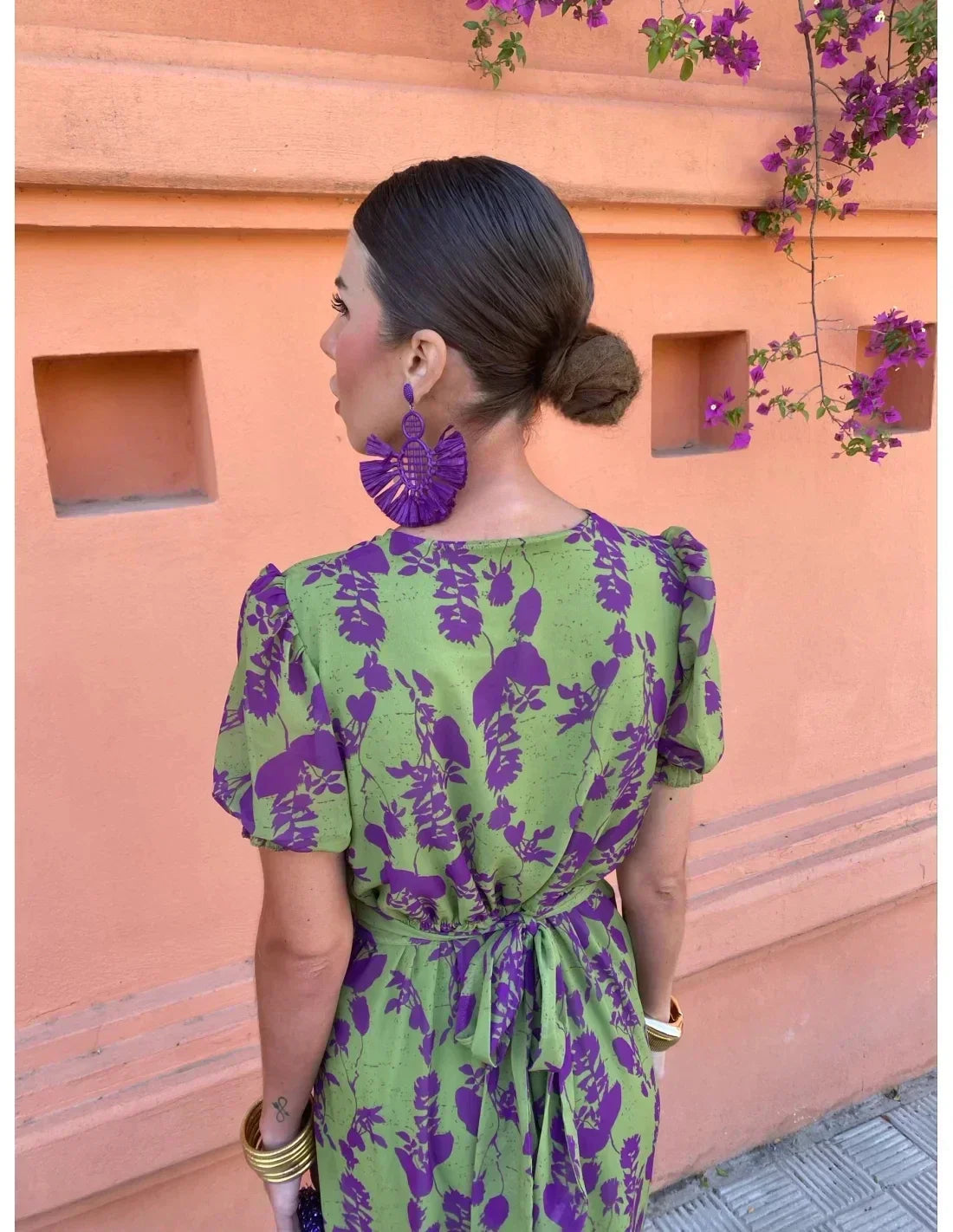 Melys | Vestido elegante estampado