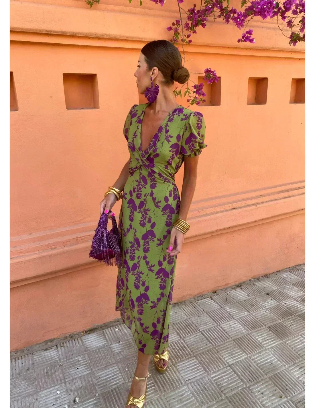Melys | Vestido elegante estampado