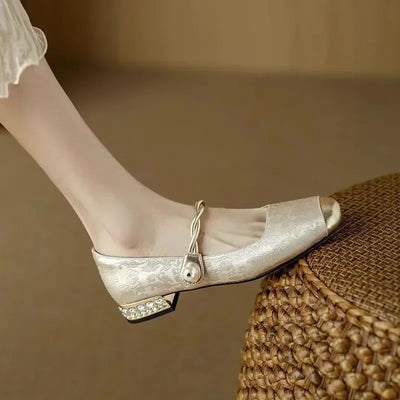 LUCIANA™ | Zapatos De Charol Estilo Mary Jane