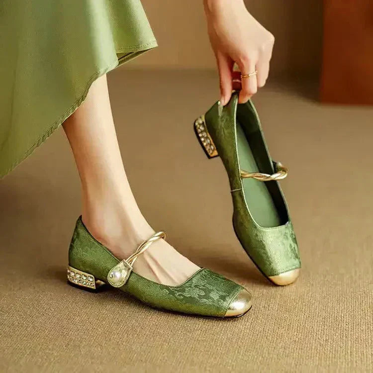 LUCIANA™ | Zapatos De Charol Estilo Mary Jane