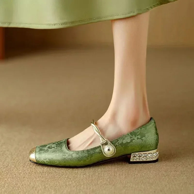 LUCIANA™ | Zapatos De Charol Estilo Mary Jane