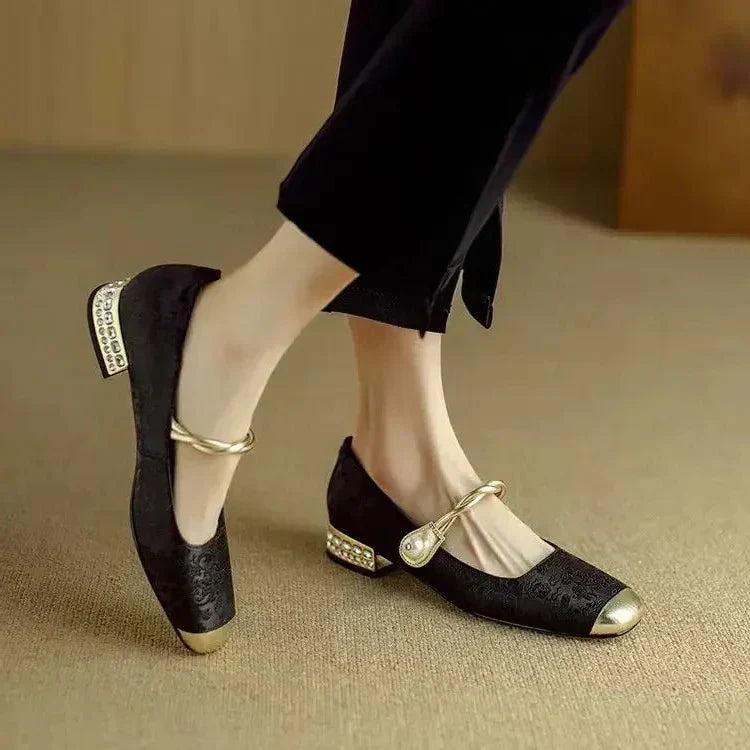 LUCIANA™ | Zapatos De Charol Estilo Mary Jane