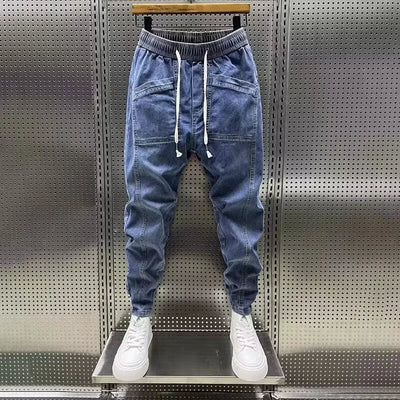 Luna Bilbao™ Pantalón con estilo denim y modelo jogger
