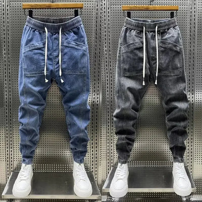 Luna Bilbao™ Pantalón con estilo denim y modelo jogger