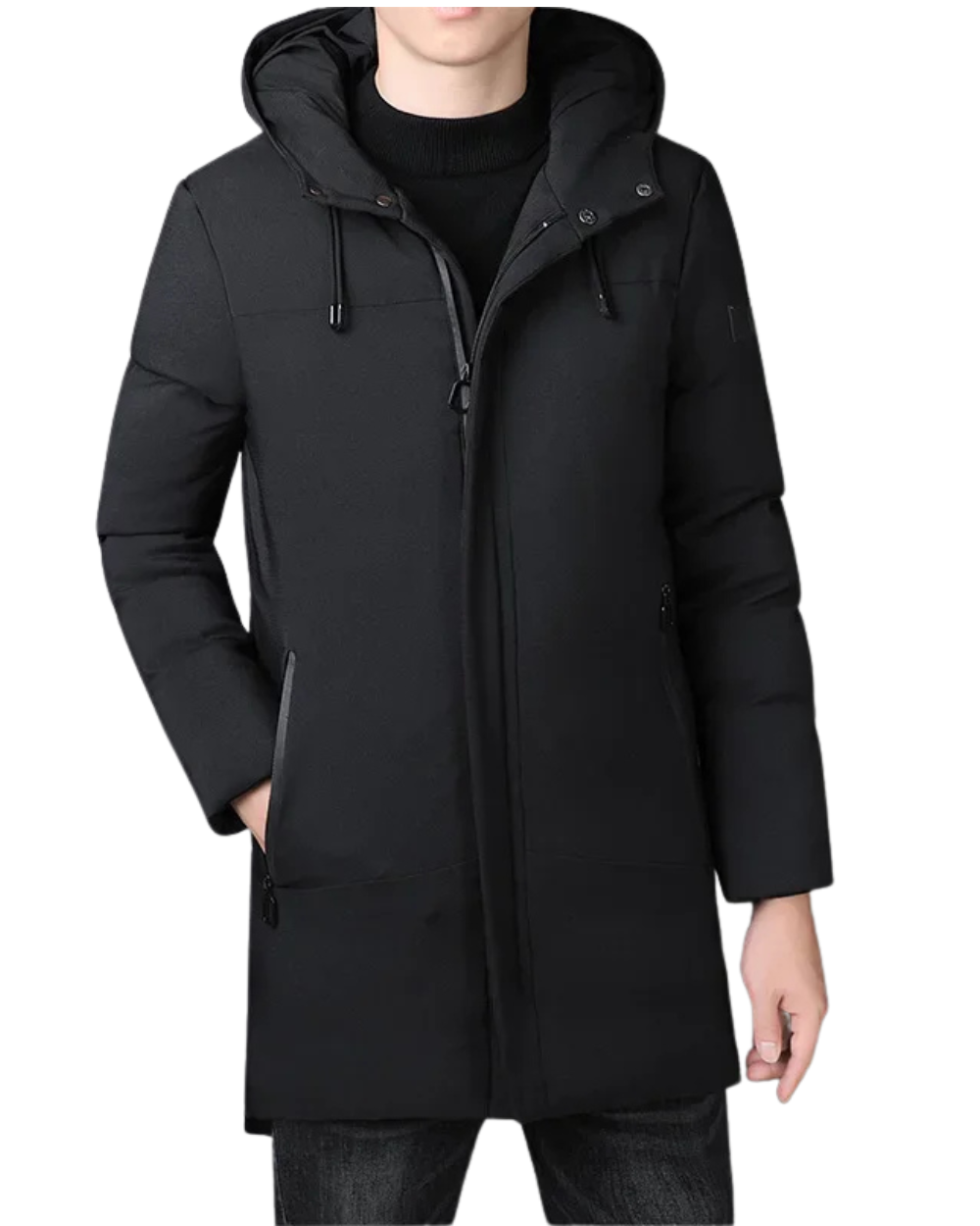 Chaqueta larga elegante para hombre