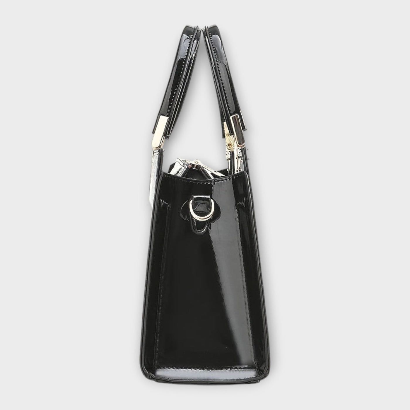 Deolinda | Bolso de mano con patrón brillante de cocodrilo