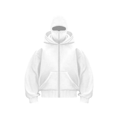 Ninja - sudadera con capucha única de doble capa