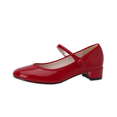 LIVIA™ | Zapatos De Cuero Estilo Mary Jane