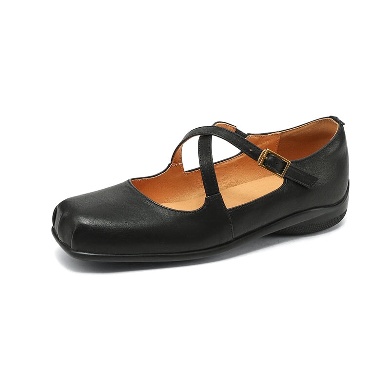 EDITH™ | Zapatos Con Correas Cruzadas