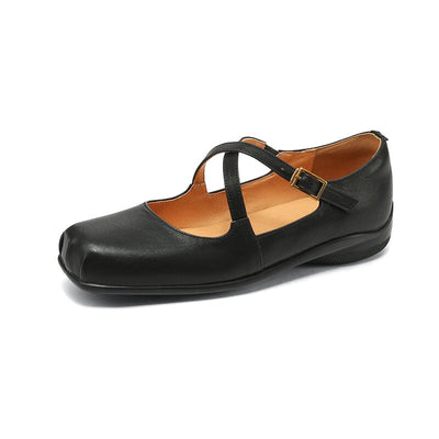 EDITH™ | Zapatos Con Correas Cruzadas