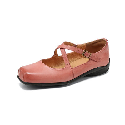 EDITH™ | Zapatos Con Correas Cruzadas
