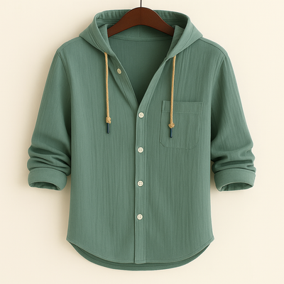 Luna Bilbao™ | Camisa de lujo de algodón suave con capucha