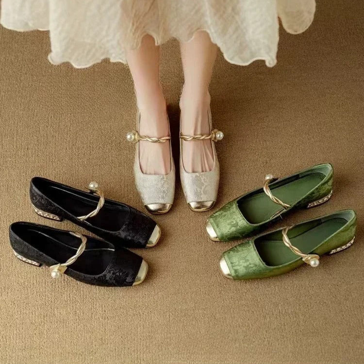 LUCIANA™ | Zapatos De Charol Estilo Mary Jane