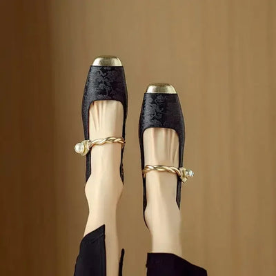 LUCIANA™ | Zapatos De Charol Estilo Mary Jane