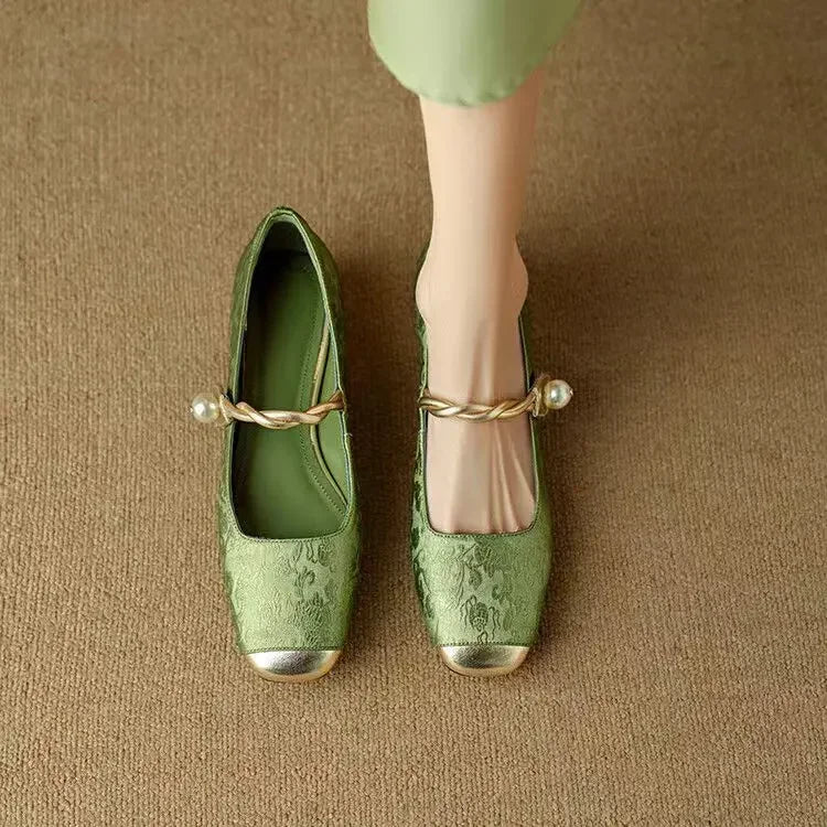 LUCIANA™ | Zapatos De Charol Estilo Mary Jane