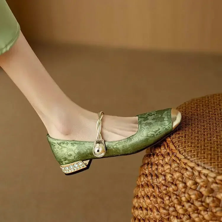 LUCIANA™ | Zapatos De Charol Estilo Mary Jane